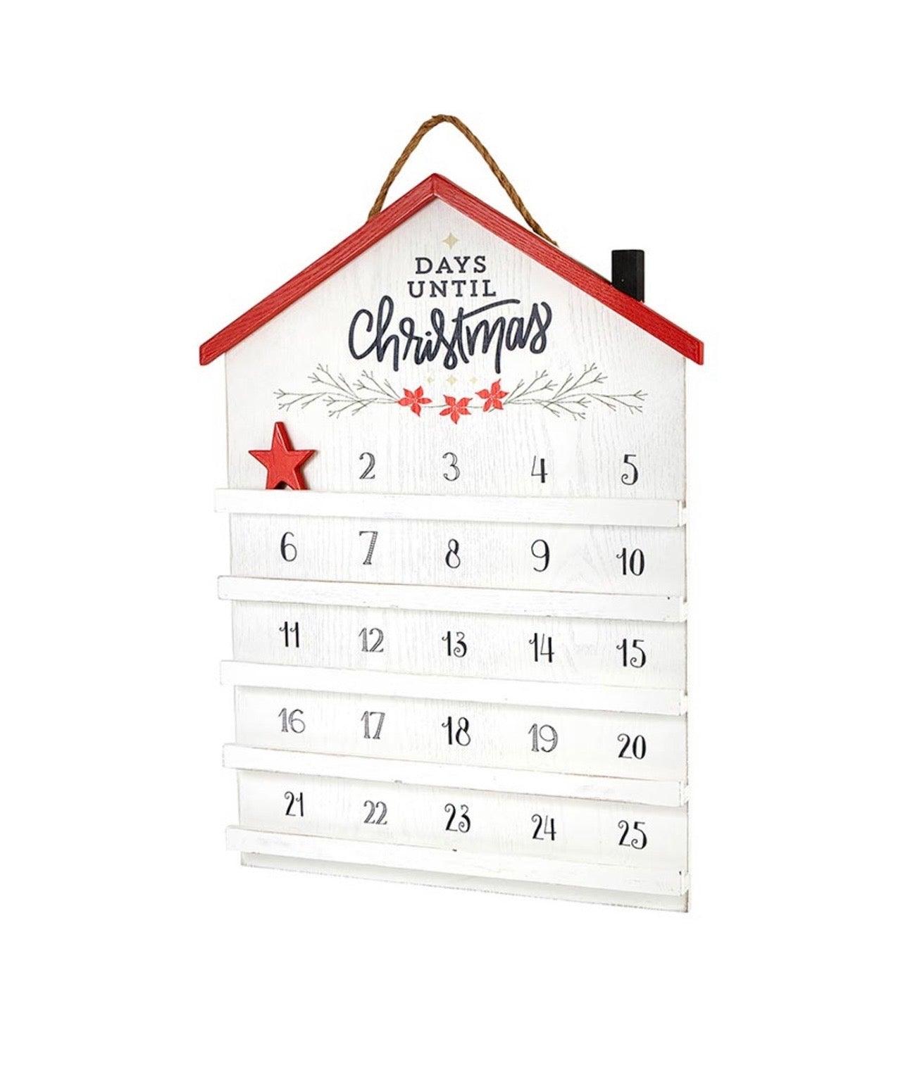Advent Calendar - White/Red