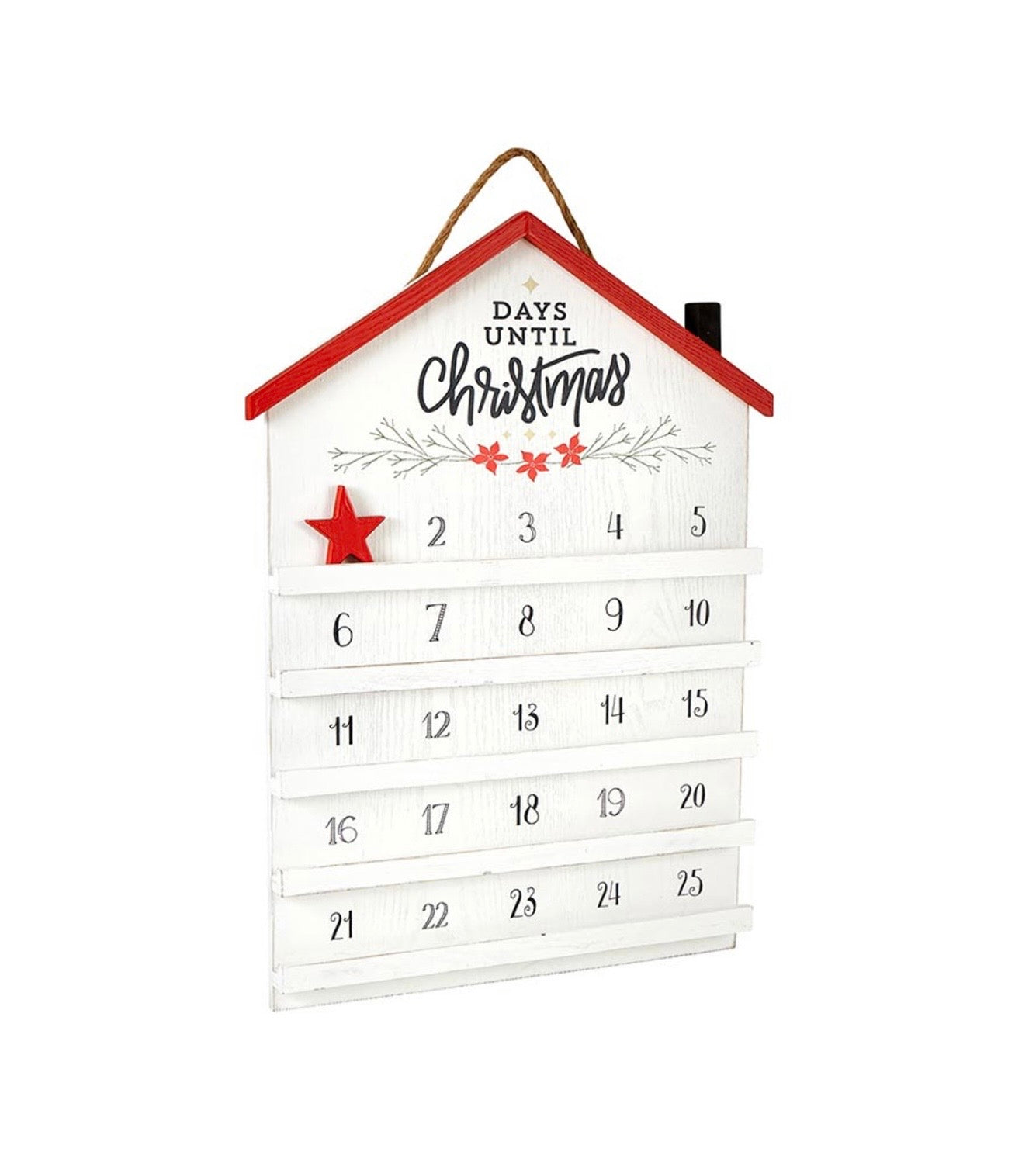Advent Calendar - White/Red