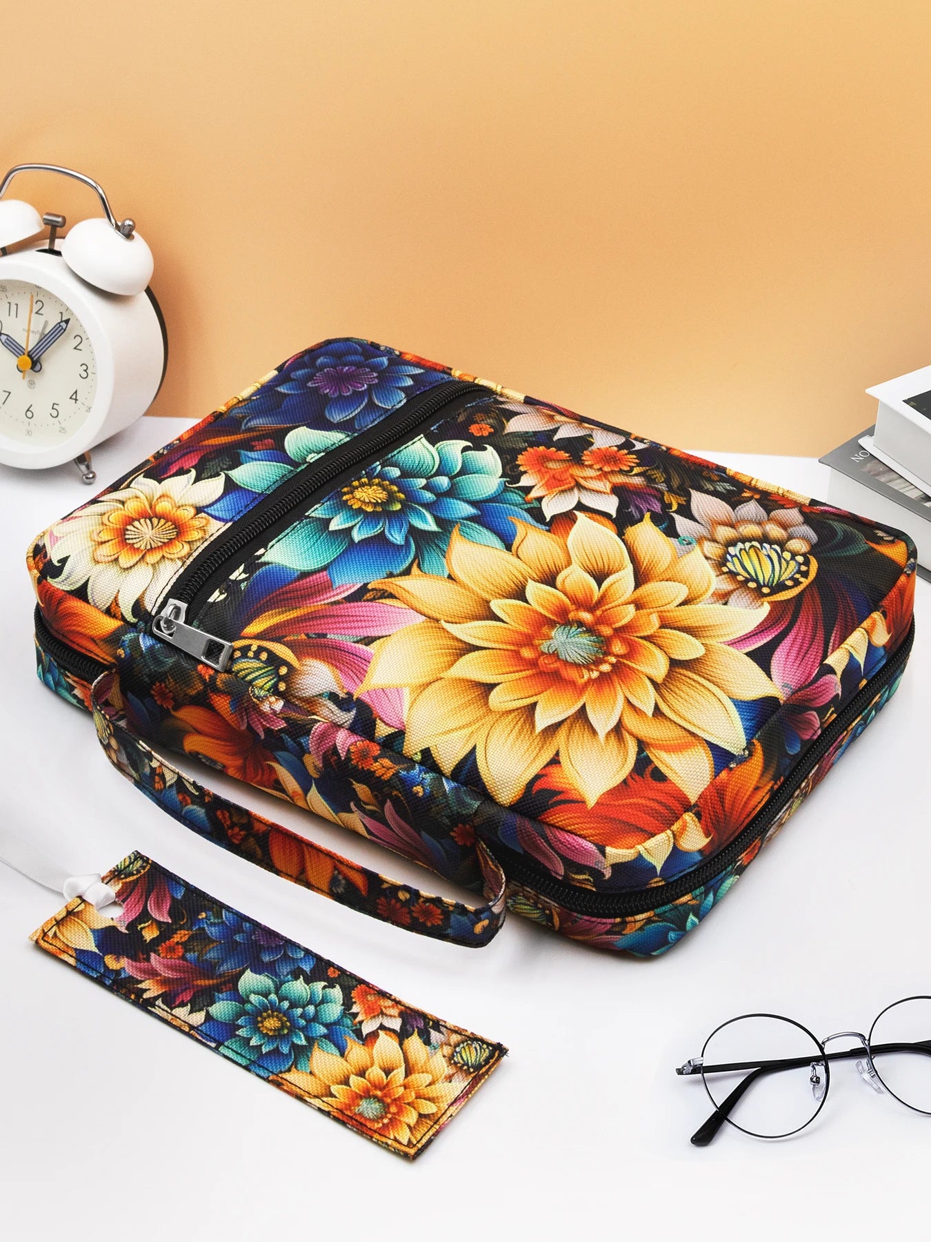 Bible Cover for Women with Flowers