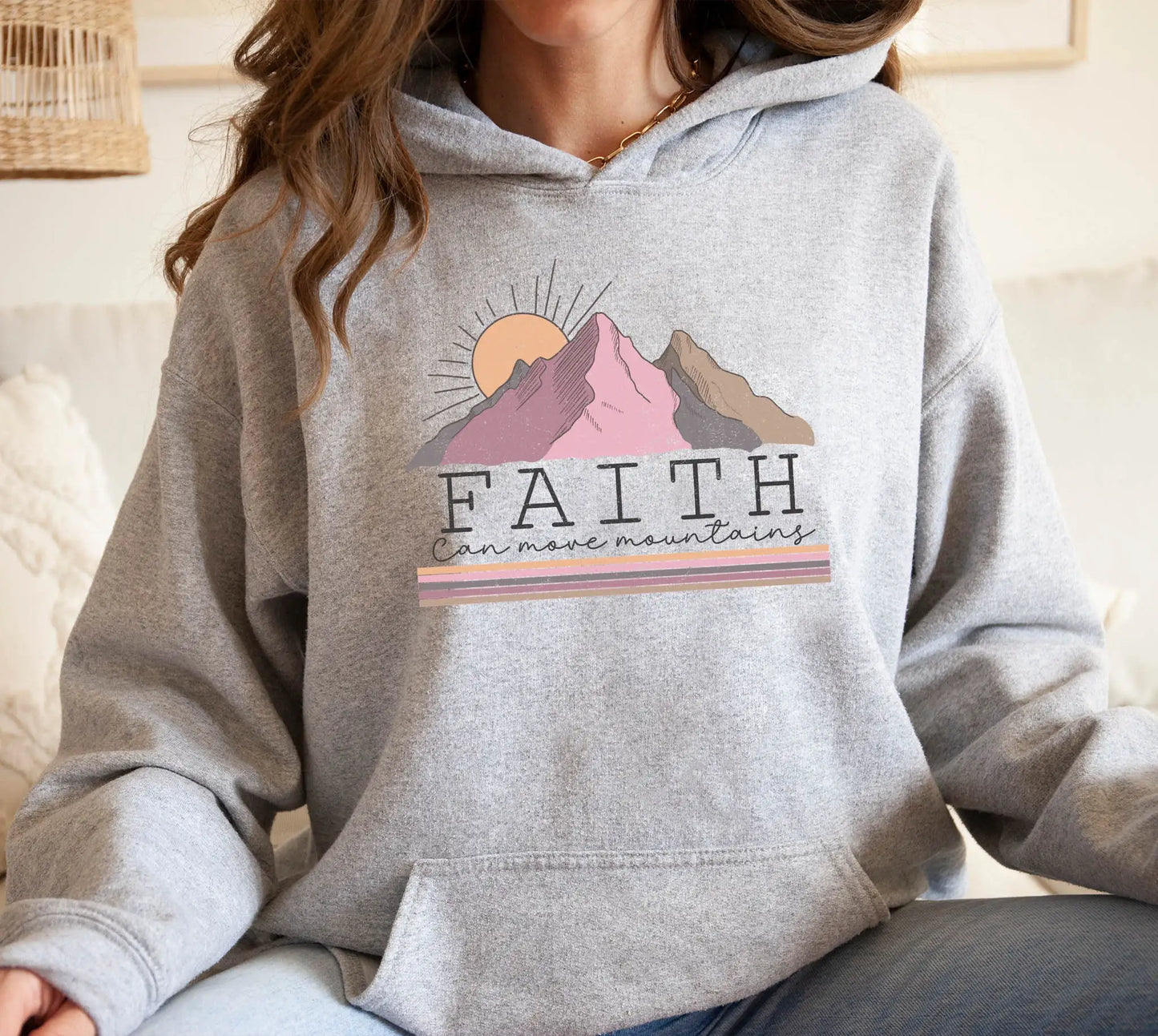 Faith Can Move Mountains Hoodie