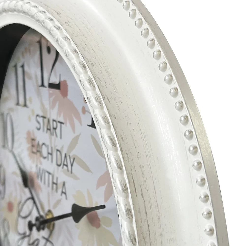 “Grateful” 12 Inch Analog Wall Clock