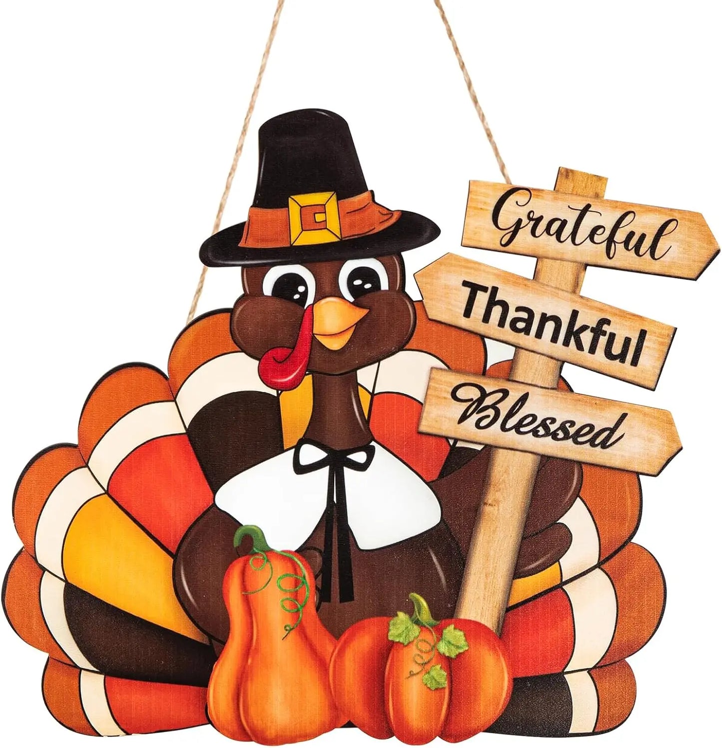 Thanksgiving Wooden Wreath