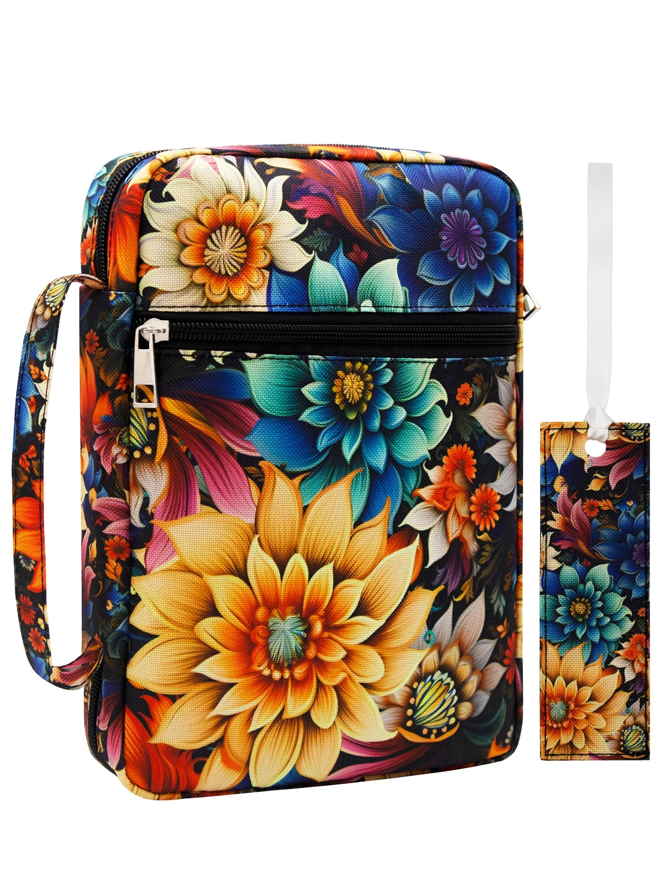 Bible Cover for Women with Flowers