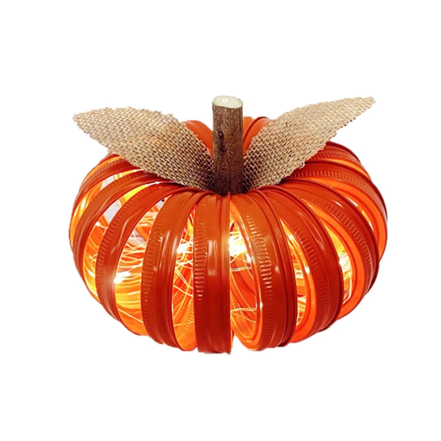 Decorative Fall Pumpkin With Lights