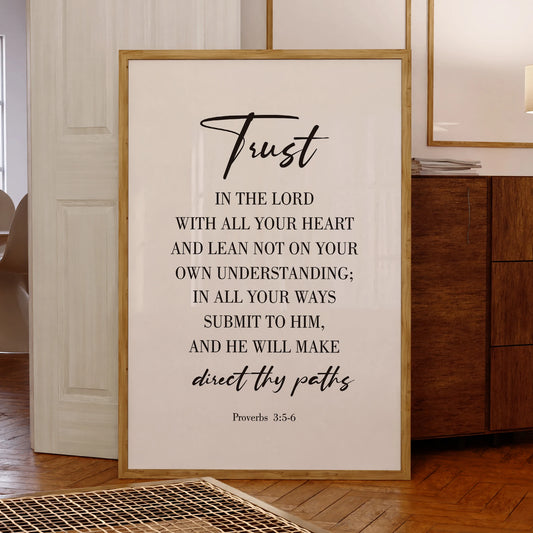 Christianity Verse Wall Art Prints Canvas Painting Poster Picture For Living Room Home Decor