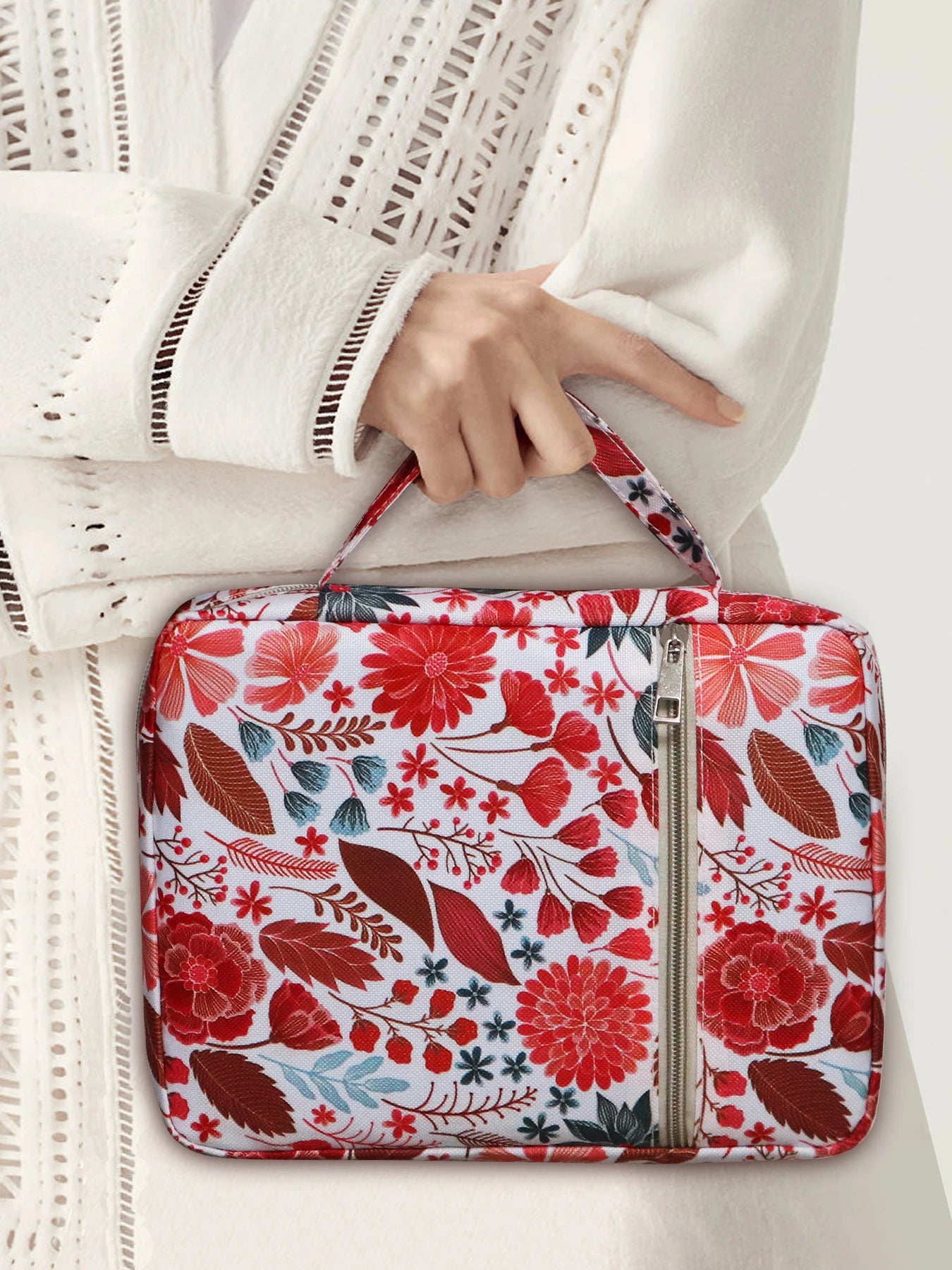 Bible Cover for Women with Floral Print
