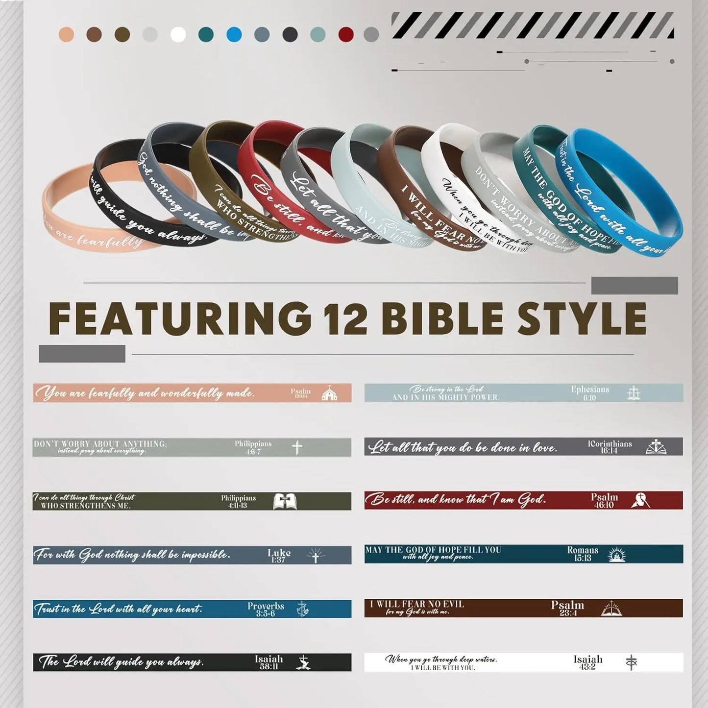 Bulk Bible Verse Bracelets