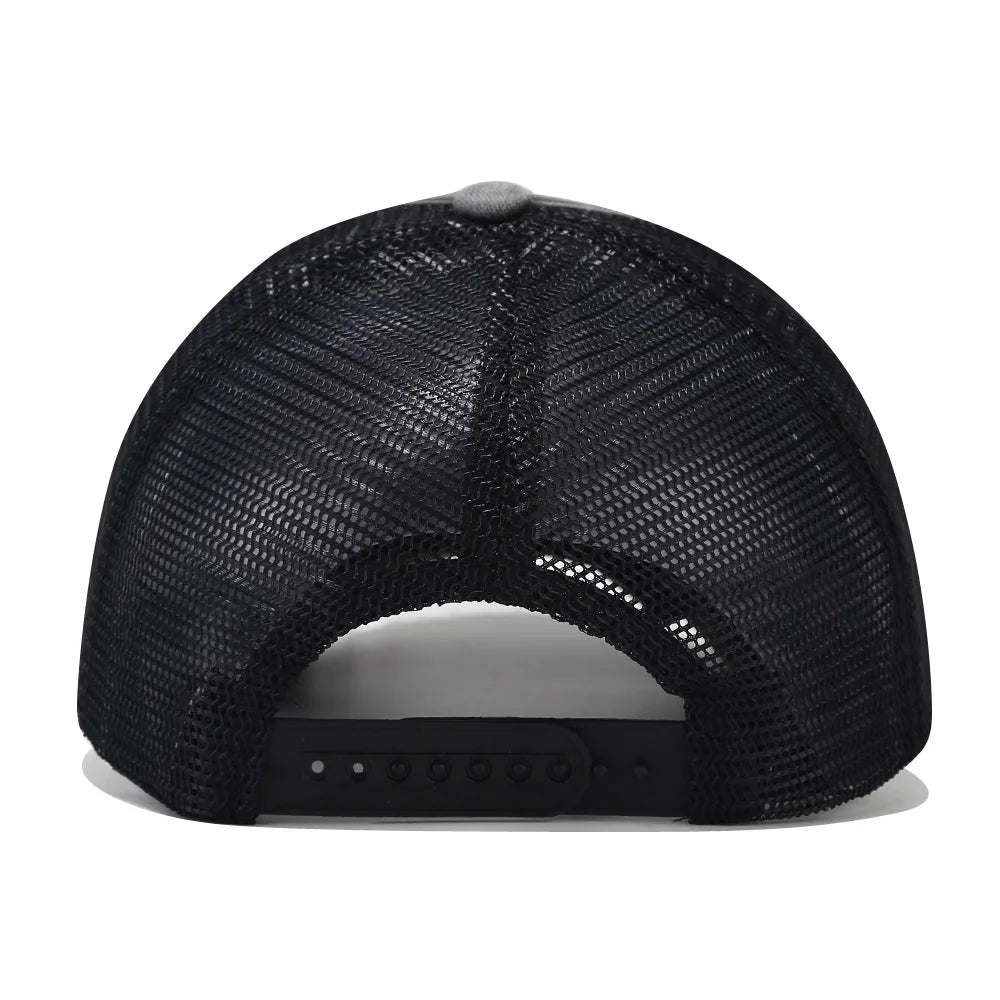 GOD WINS Cross Printed Cotton Baseball Caps Unisex Mesh Breathable Hats Fashion Curved Brim Trucker Hat Casual Street Sun Cap