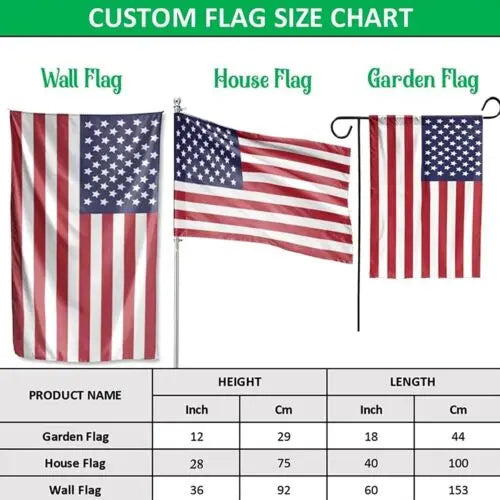Faith Family Cattle American Flag Garden Flag