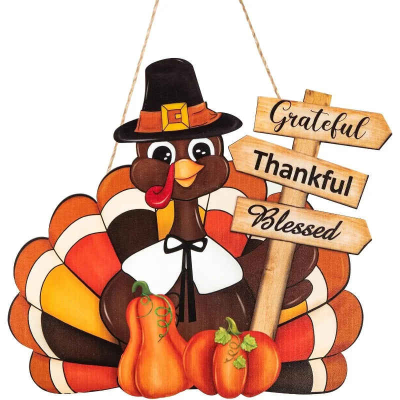 Thanksgiving Wooden Wreath