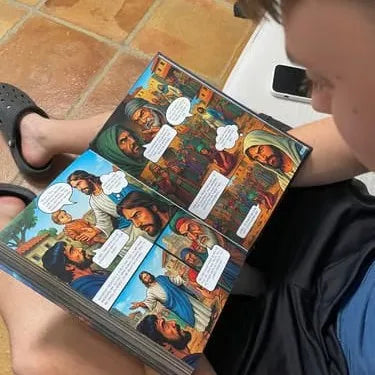 2025 New Comic Bible Action Illustration Gift Comic Book From Genesis To Revelation with Complete Christian G