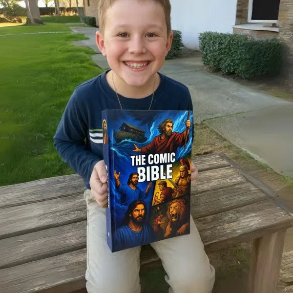 2025 New Comic Bible Action Illustration Gift Comic Book From Genesis To Revelation with Complete Christian G