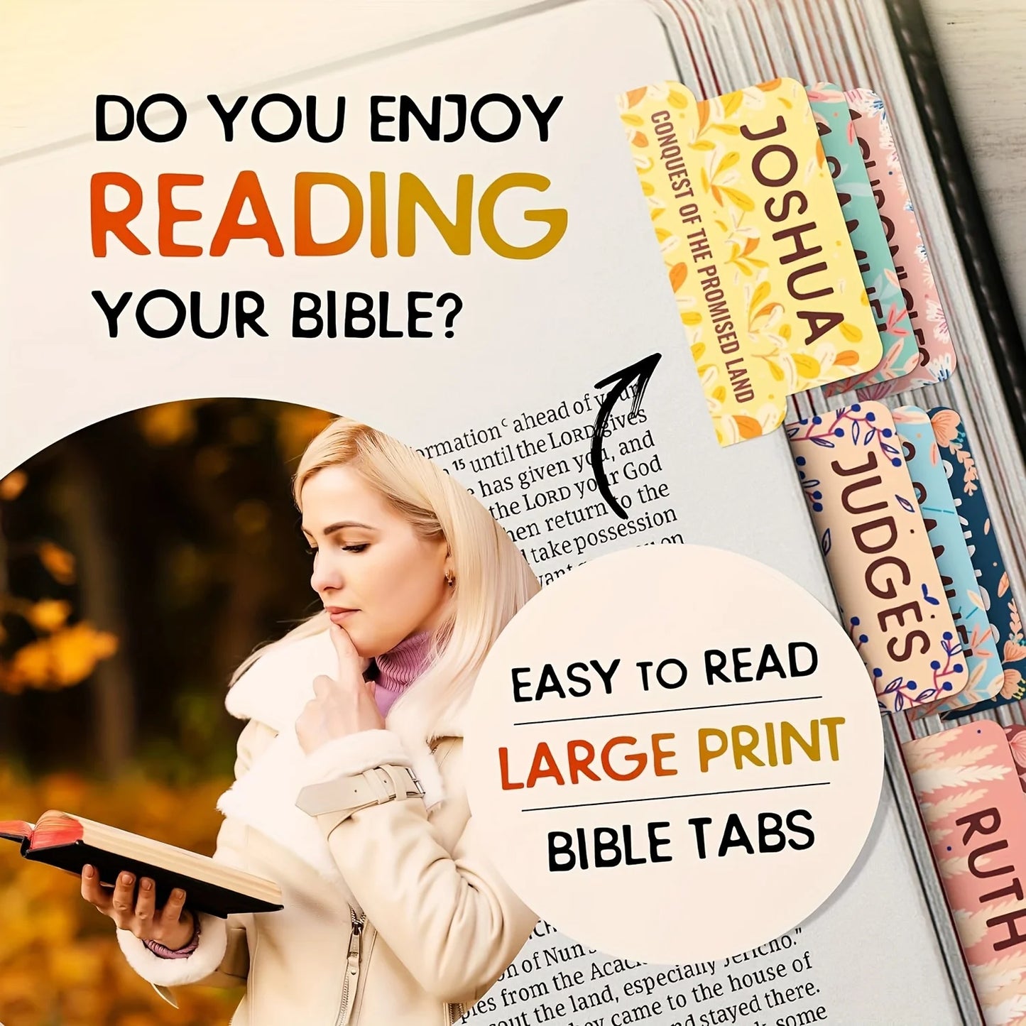 Bible Tabs Pastel Bloom