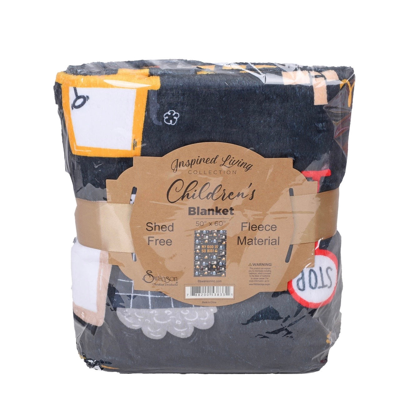 KID’S THROW BLANKET “MY GOD IS SO BIG”