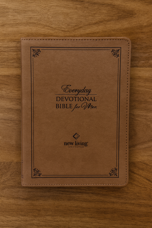 Everyday Devotional Bible for Men  (Personalized Option Available)