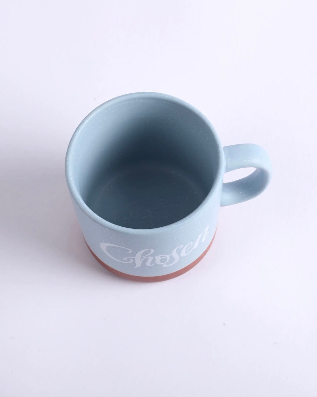 13 OZ MUG “CHOSEN” LIGHT BLUE