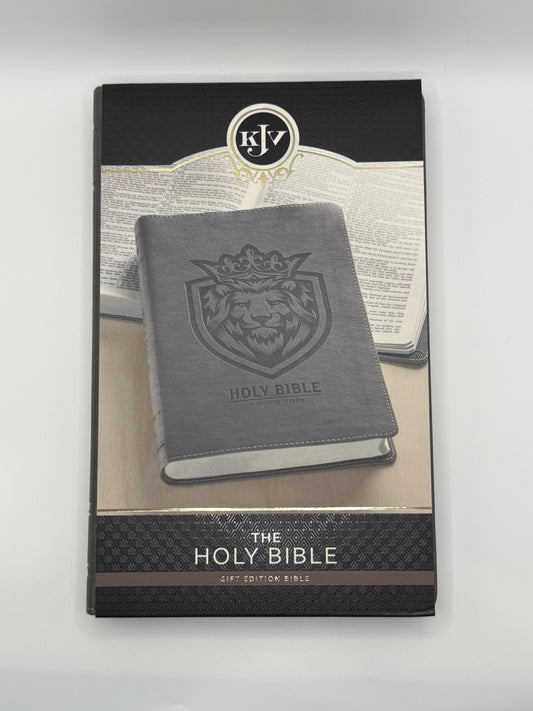 Lion Crest (KJV) Bible        (Personalized Option Available)