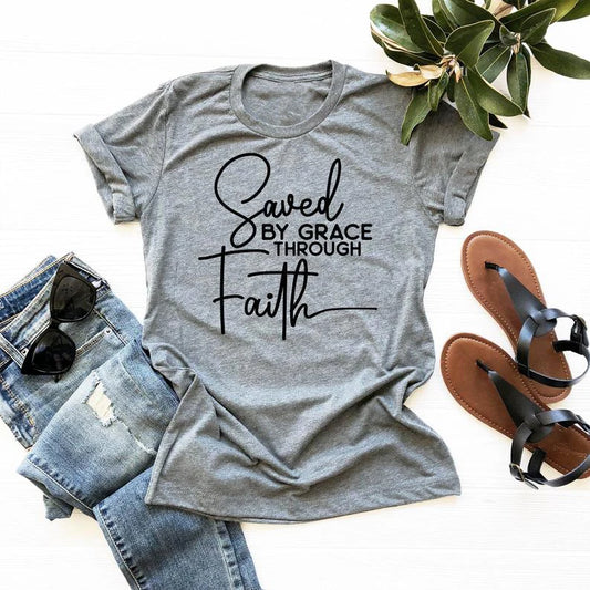 Saved By Grace Through Faith T-Shirt