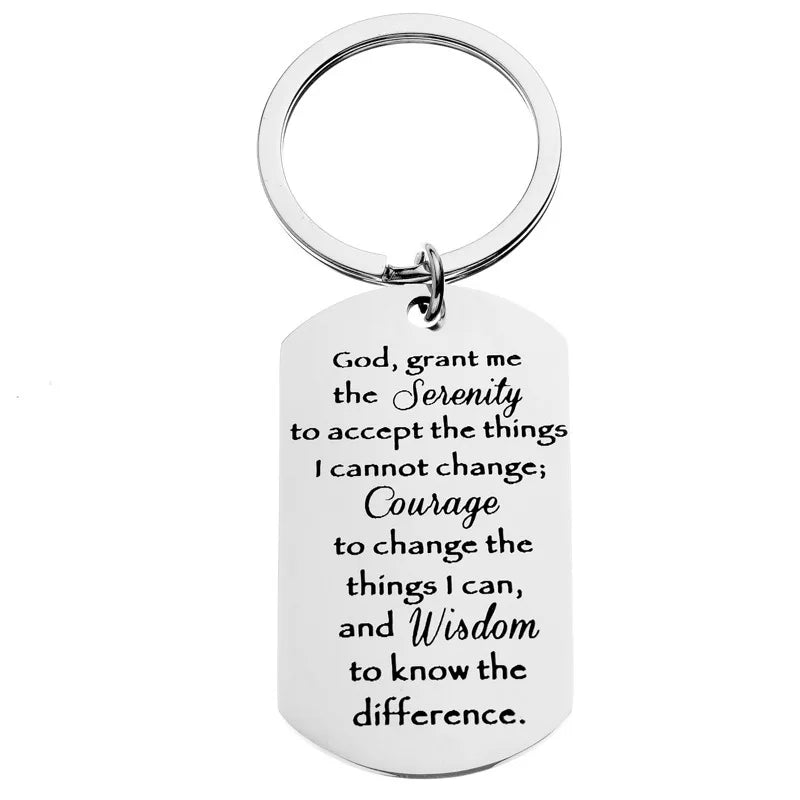 Serenity Prayer Keychain