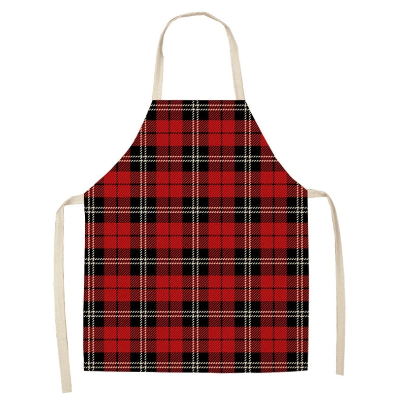 Linen Christmas Apron
