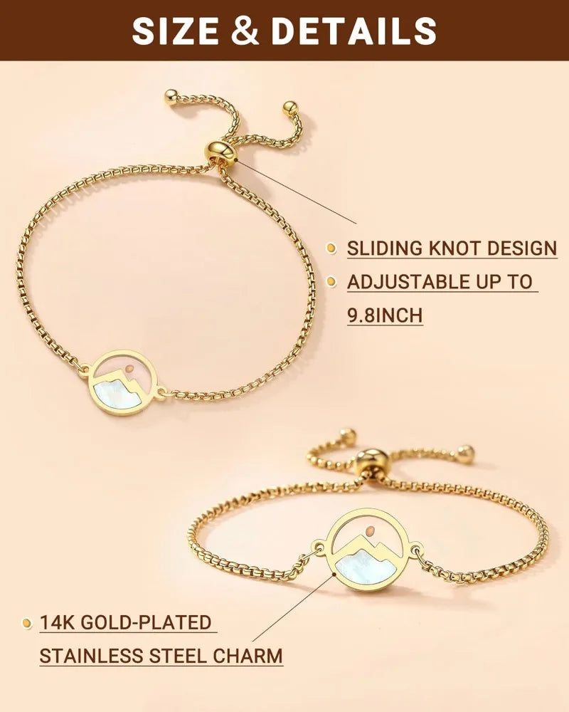 Stainless Steel Move Mountains Mustard Seed Bracelet