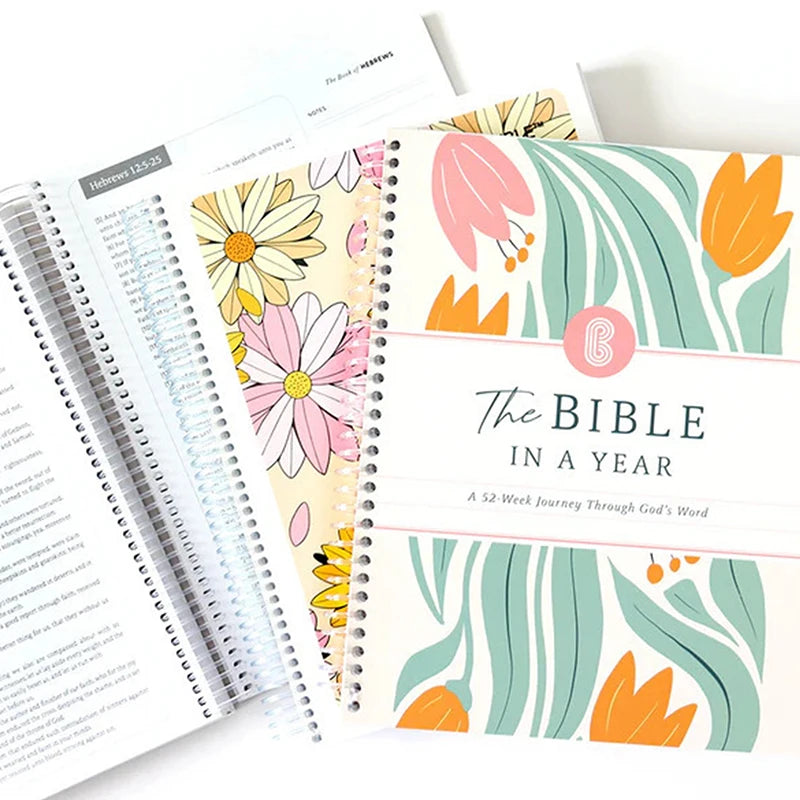 The Bible In A Year: A 52-Week Study Through Gods Word - Spiral Bible Study Guide 52-Week Women's Bible Study Plan