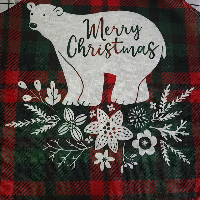 Linen Christmas Apron
